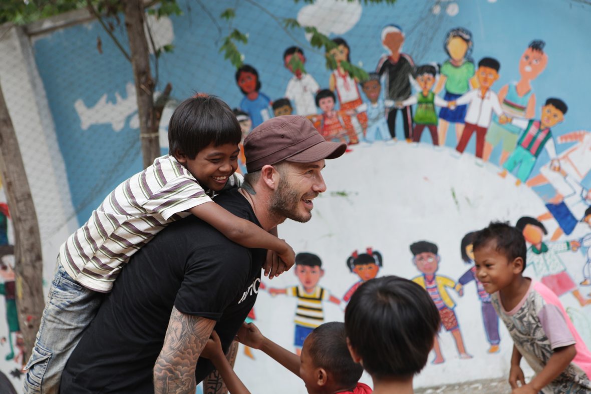 UNICEF Goodwill Ambassador David Beckham travelled to Cambodia to see how UNICEF and its partners are helping children who have endured physical, sexual and emotional abuse, and are protecting vulnerable children from danger. 