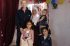 UNHCR Goodwill Ambassador Cate Blanchett at the home of Alaa Al-Hamadi, a refugee from Syria living in Zaatari refugee camp, Jordan with her children Sara, 7 years old, Kinana, 4 years old, and Omar, 10 months old