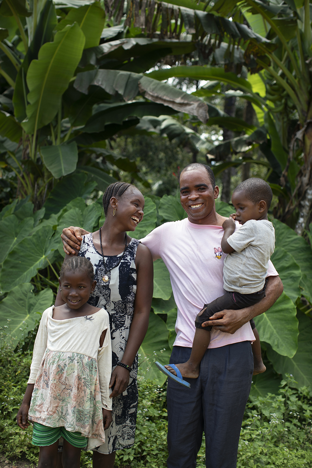 This is Komba, who is head teacher in a remote community near the Guinea border, and lives with his wife and five children