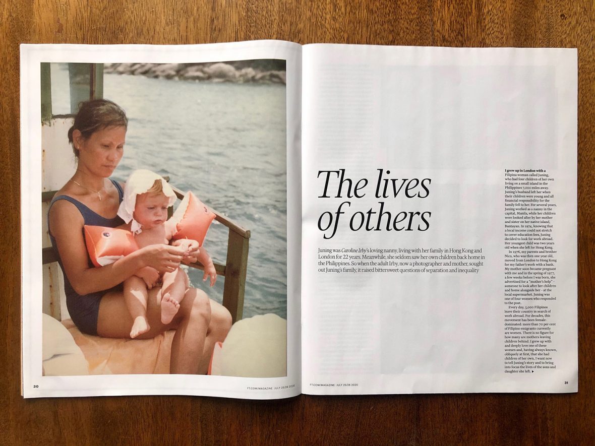 'Someone Else's Mother' in Financial Times Magazine