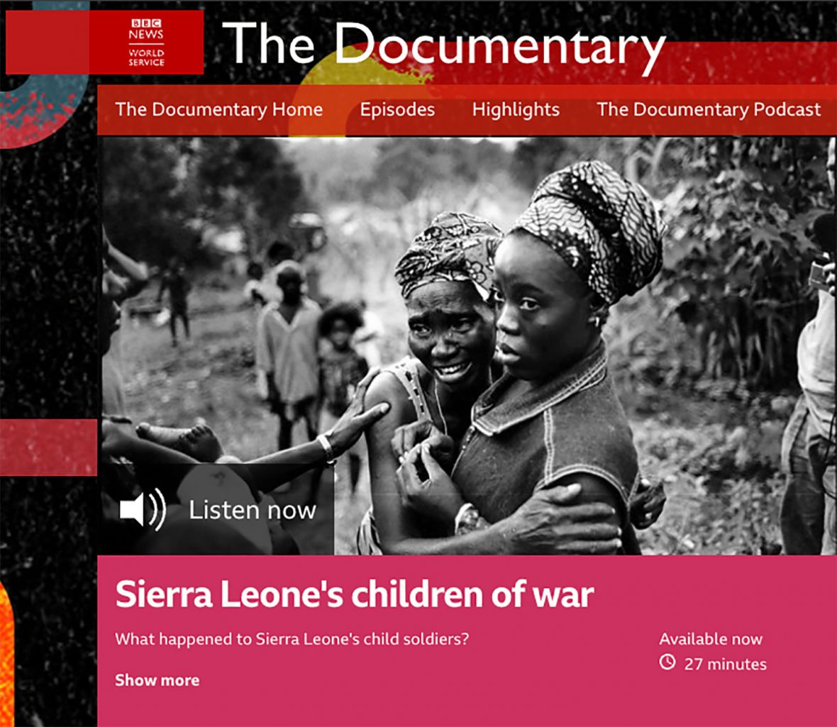 Sierra Leone's Children of War - BBC World Service